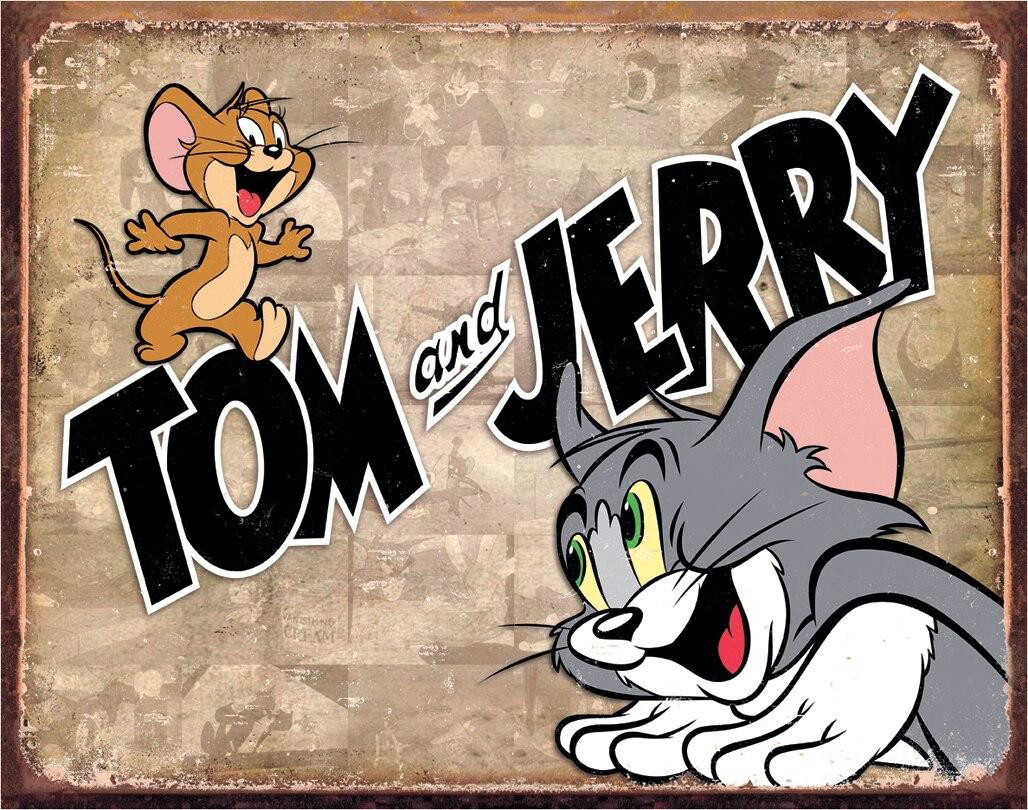 ティン サイン WB - Tom and Jerry Retro