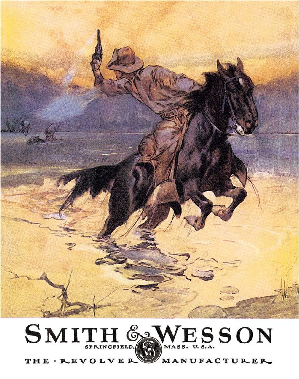 ティン サイン Smith Wesson - Hostiles