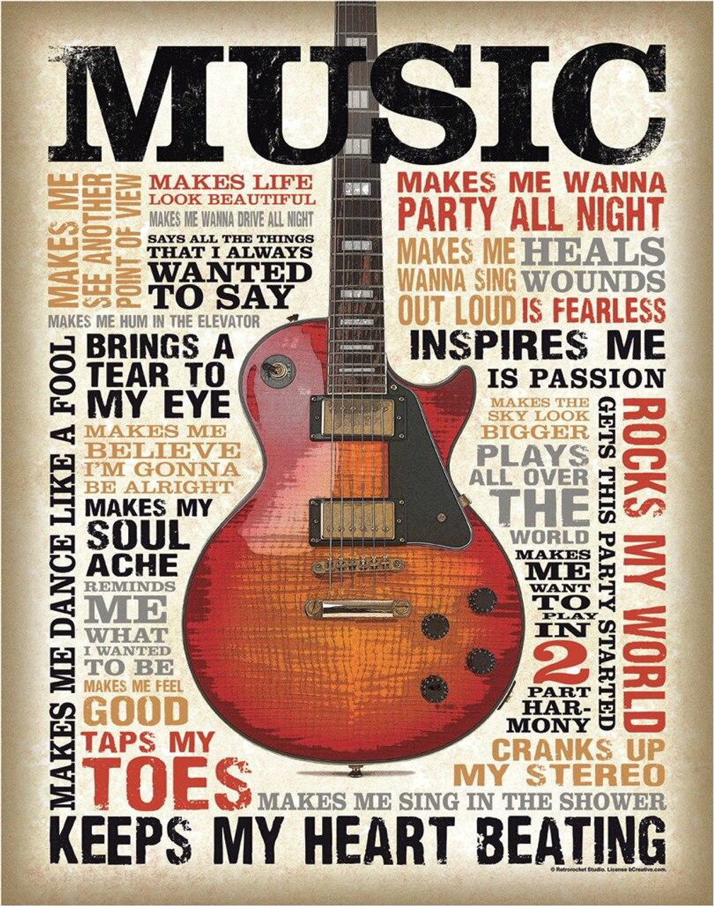 ティン サイン Music Inspires Me