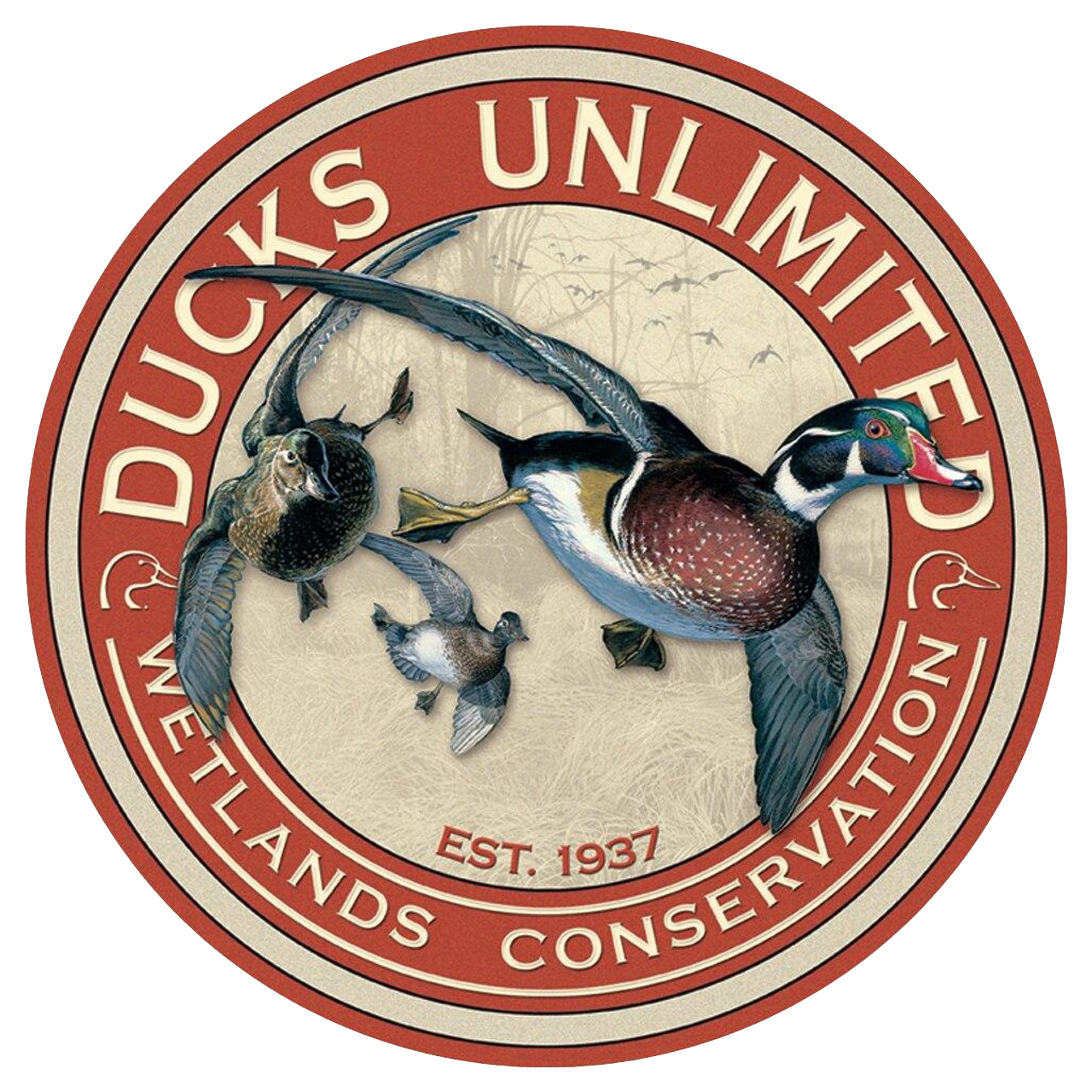 ティン サイン ROUND - Ducks Unlimited