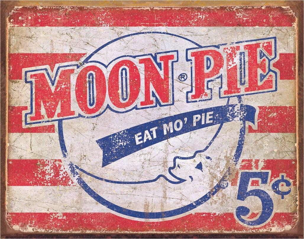 ティン サイン Moon Pie - American