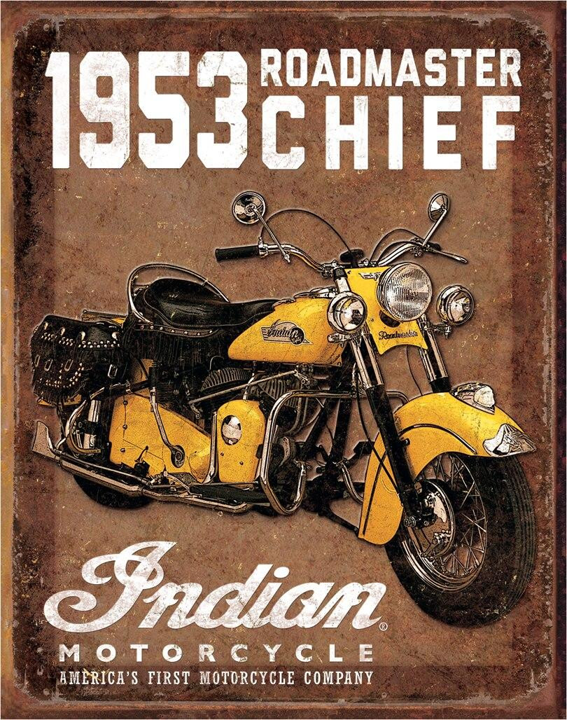 ティン サイン 1953 Indian Roadmaster