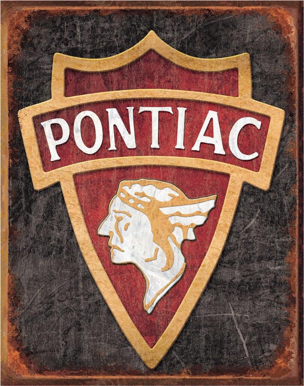 ティン サイン 1930 Pontiac Logo