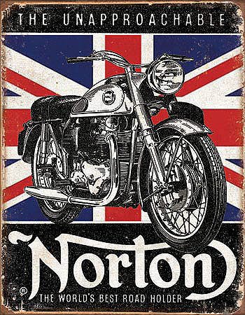 ティン サイン Norton - Best Roadholder