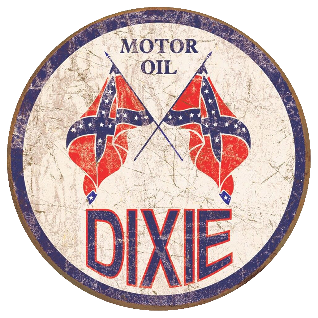 ティン サイン ROUND - Dixie Gas