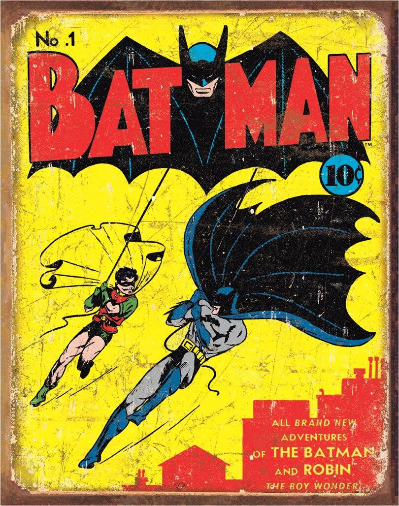 ティン サイン DC - Batman No1 Cover