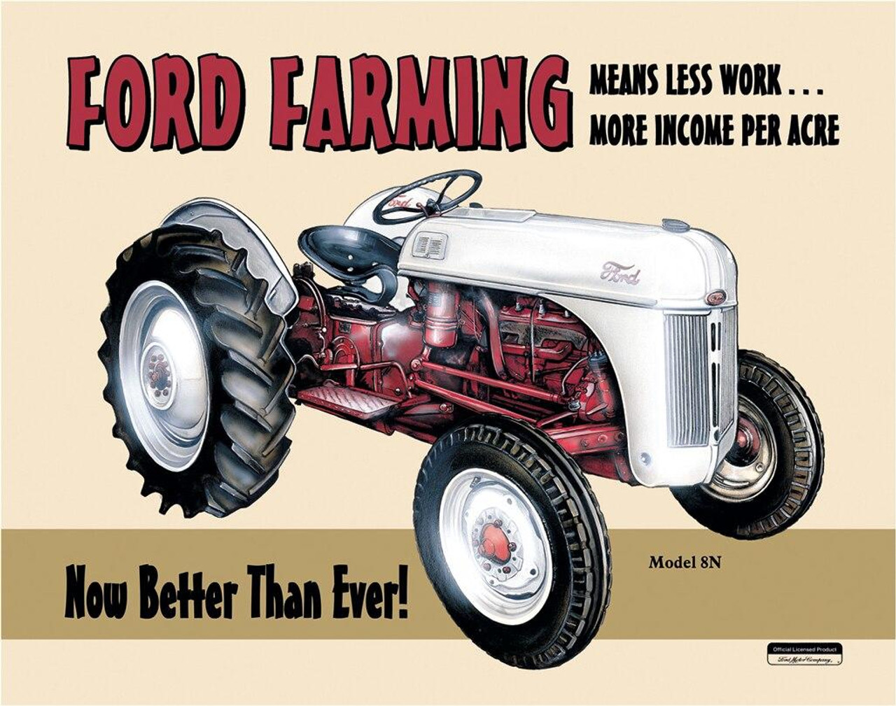 ティン サイン Ford Farming 8N