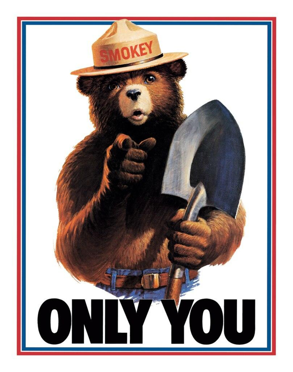 ティン サイン SMOKEY BEAR- ONLY YOU