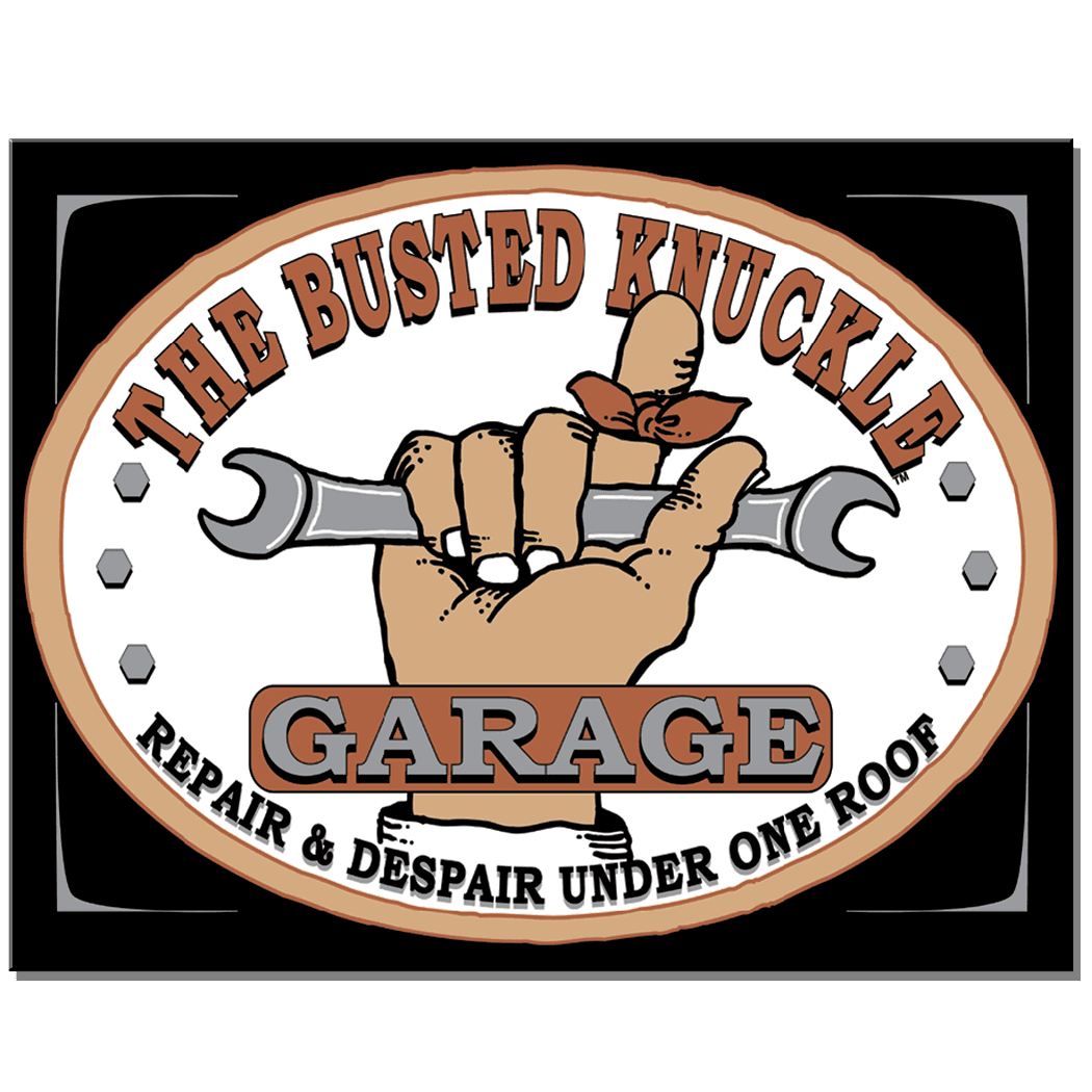 ティン サイン Busted Knuckle Garage