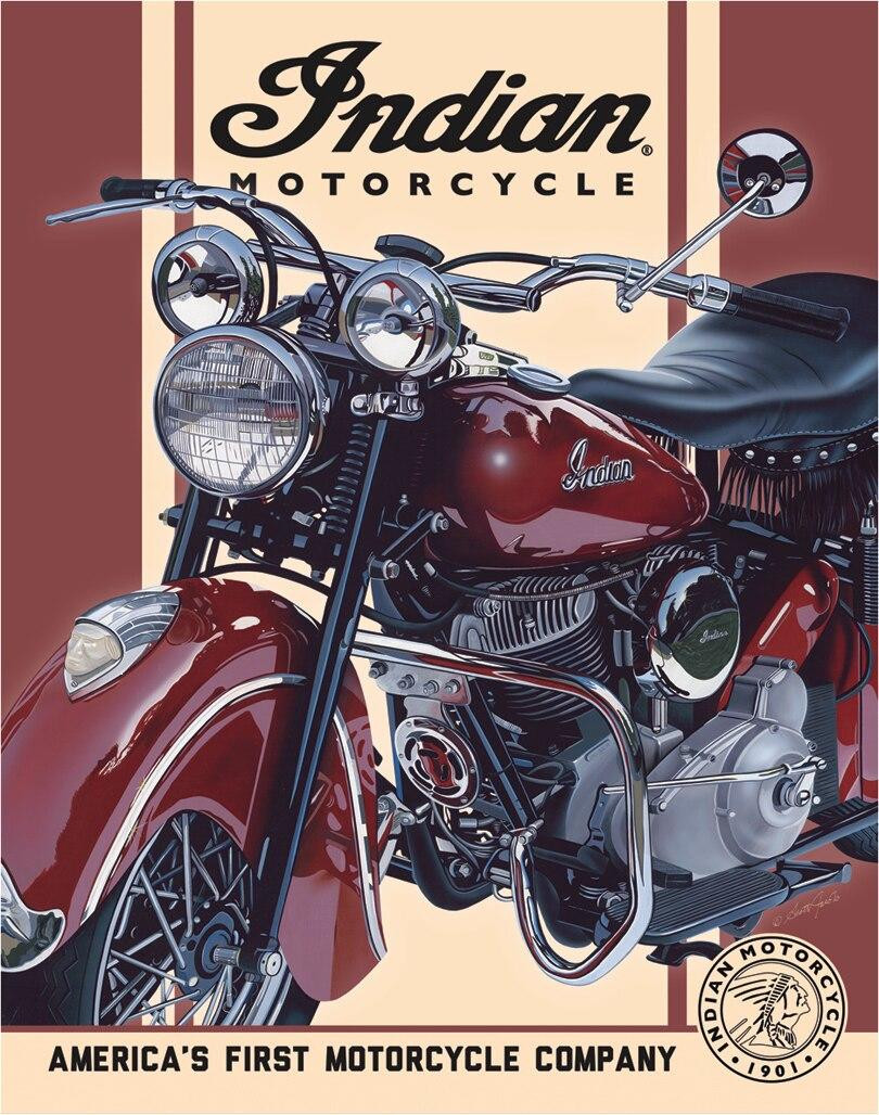 ティン サイン Indian - 1948 Chief