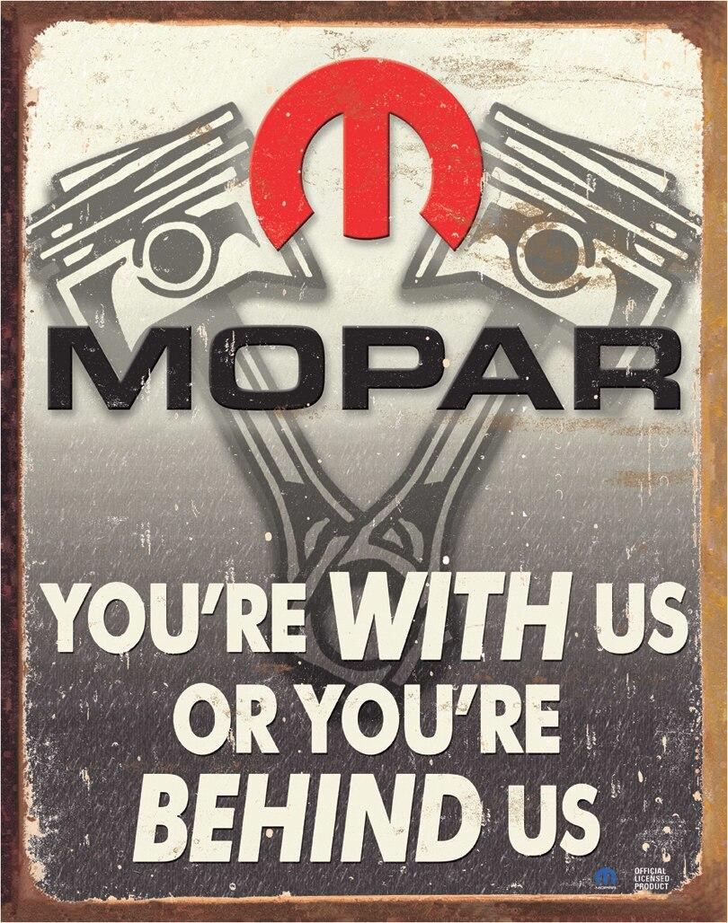 ティン サイン Mopar - Behind Us