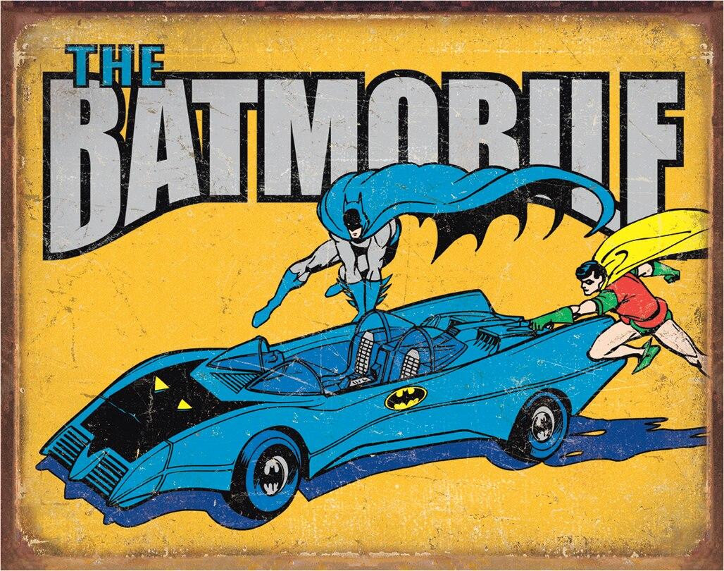 ティン サイン DC - Batman - The Batmobile