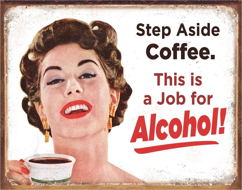 ティン サイン Step Aside Coffee