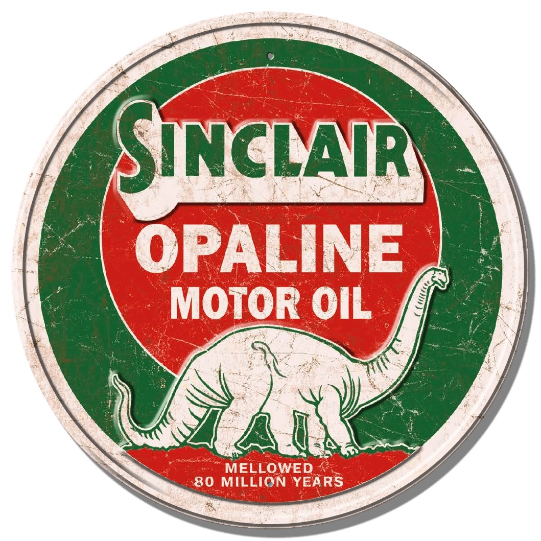 ティン サイン ROUND - Sinclair Opaline