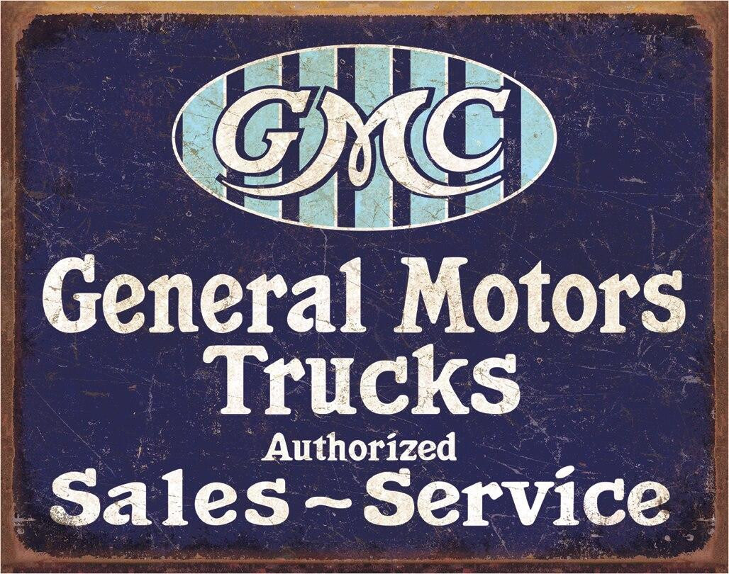 ティン サイン GMC Trucks - Authorized