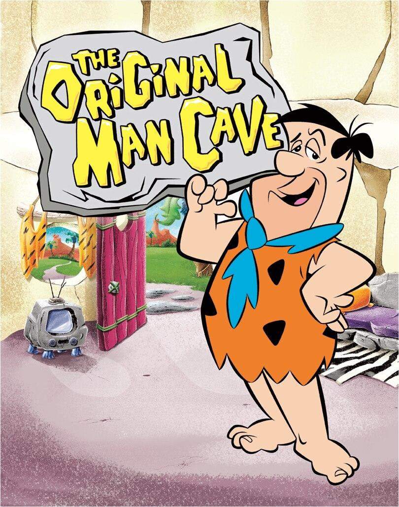 ティン サイン WB - Flintstones - Man Cave