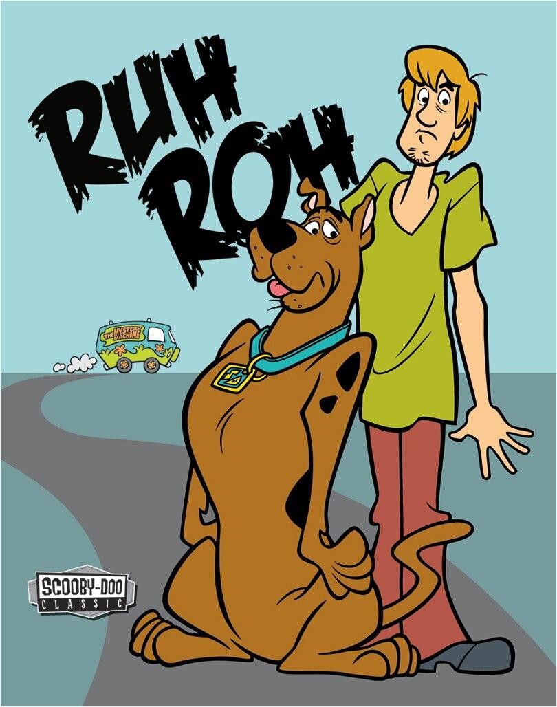 ティン サイン WB - Scooby Doo - Ruh Roh