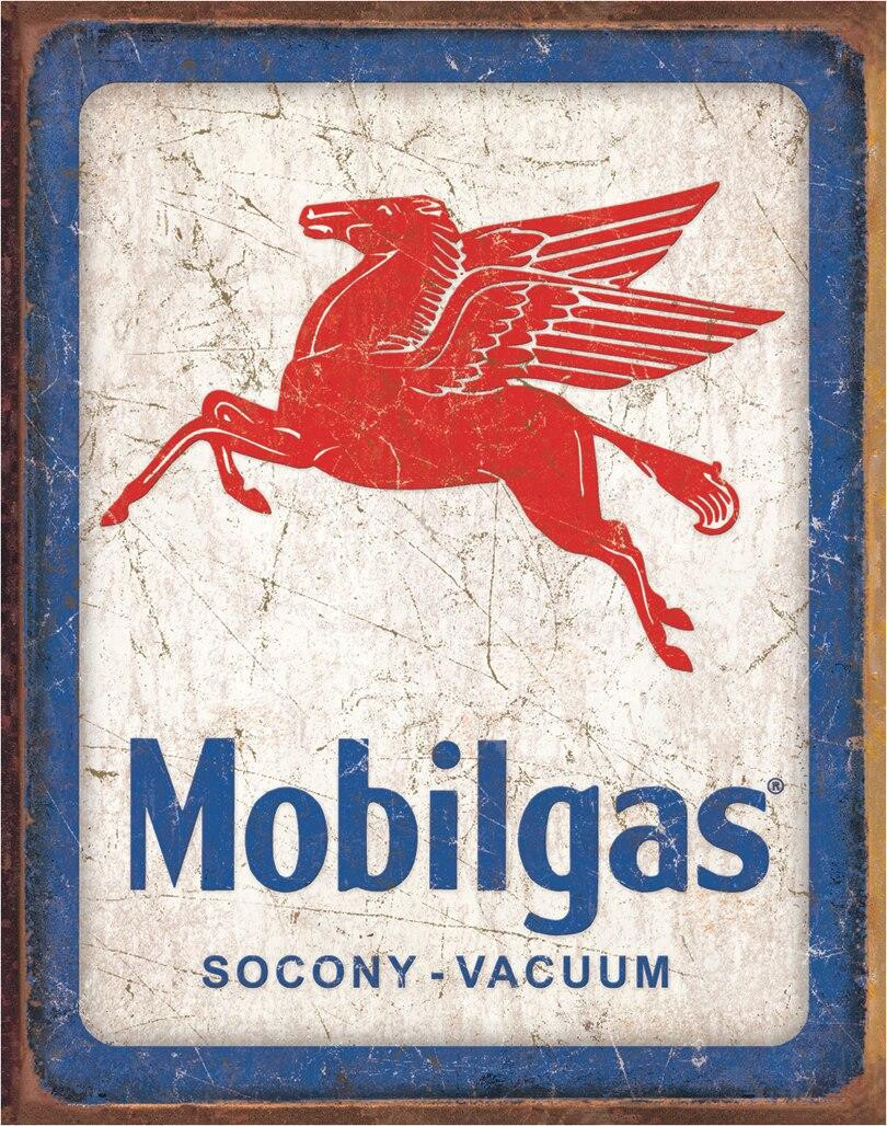 ティン サイン Mobilgas Pegasus