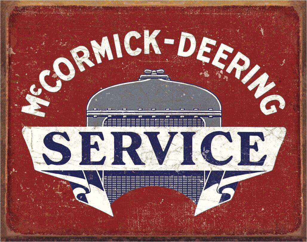 ティン サイン McCormick Deering Service