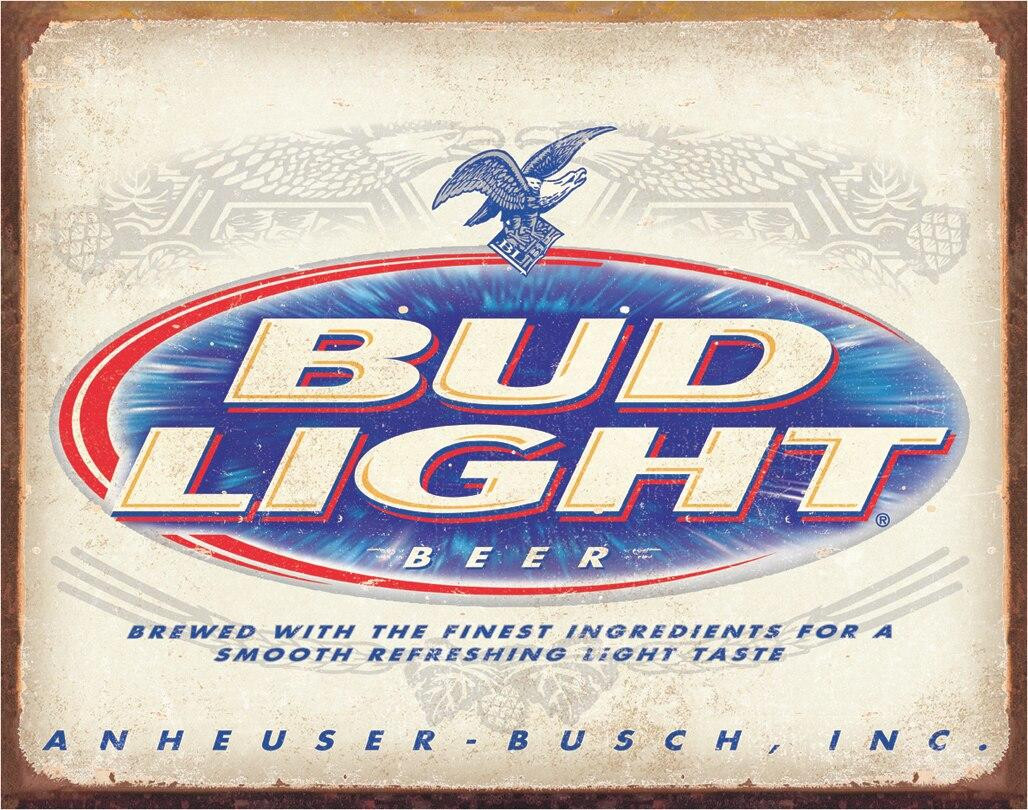 ティン サイン BUD Light Retro