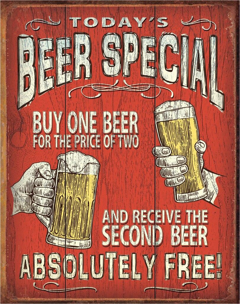 ティン サイン Today's Beer Special