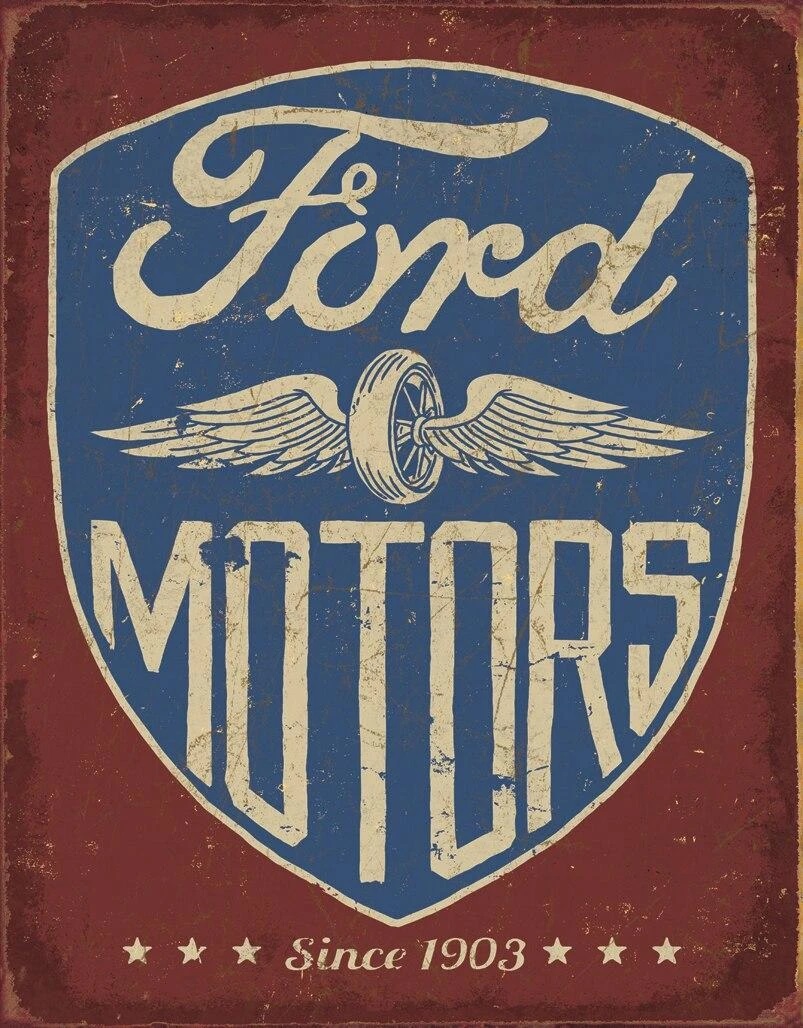 ティン サイン Ford Motors - Since 1903