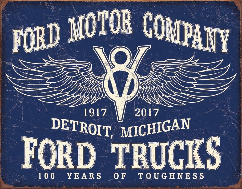ティン サイン Ford Trucks - 100 Years