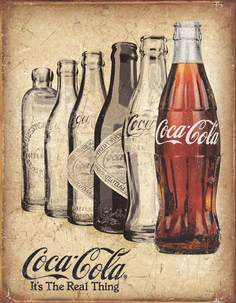 ティン サイン Coke - The Real Thing