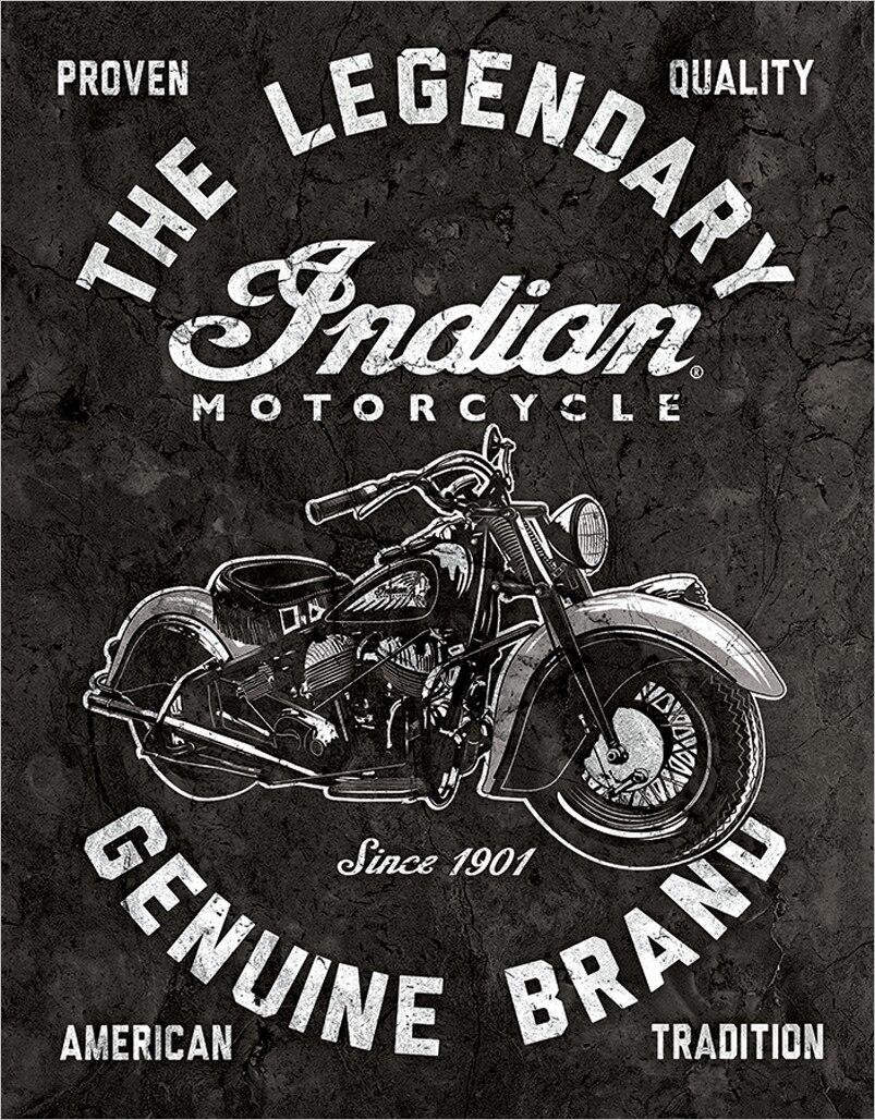 ティン サイン Indian Motorcycles - Legendary