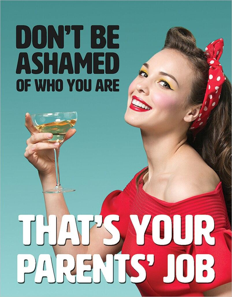 ティン サイン Don't Be Ashamed