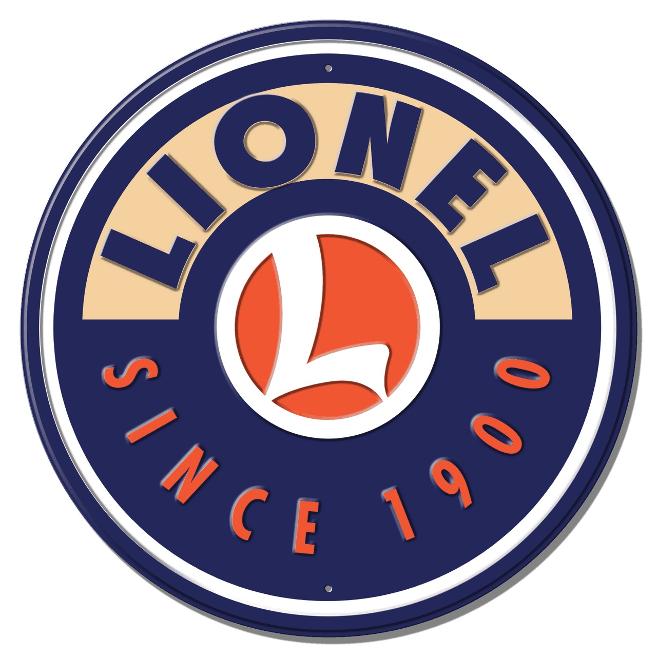 ティン サイン ROUND - Lionel Logo