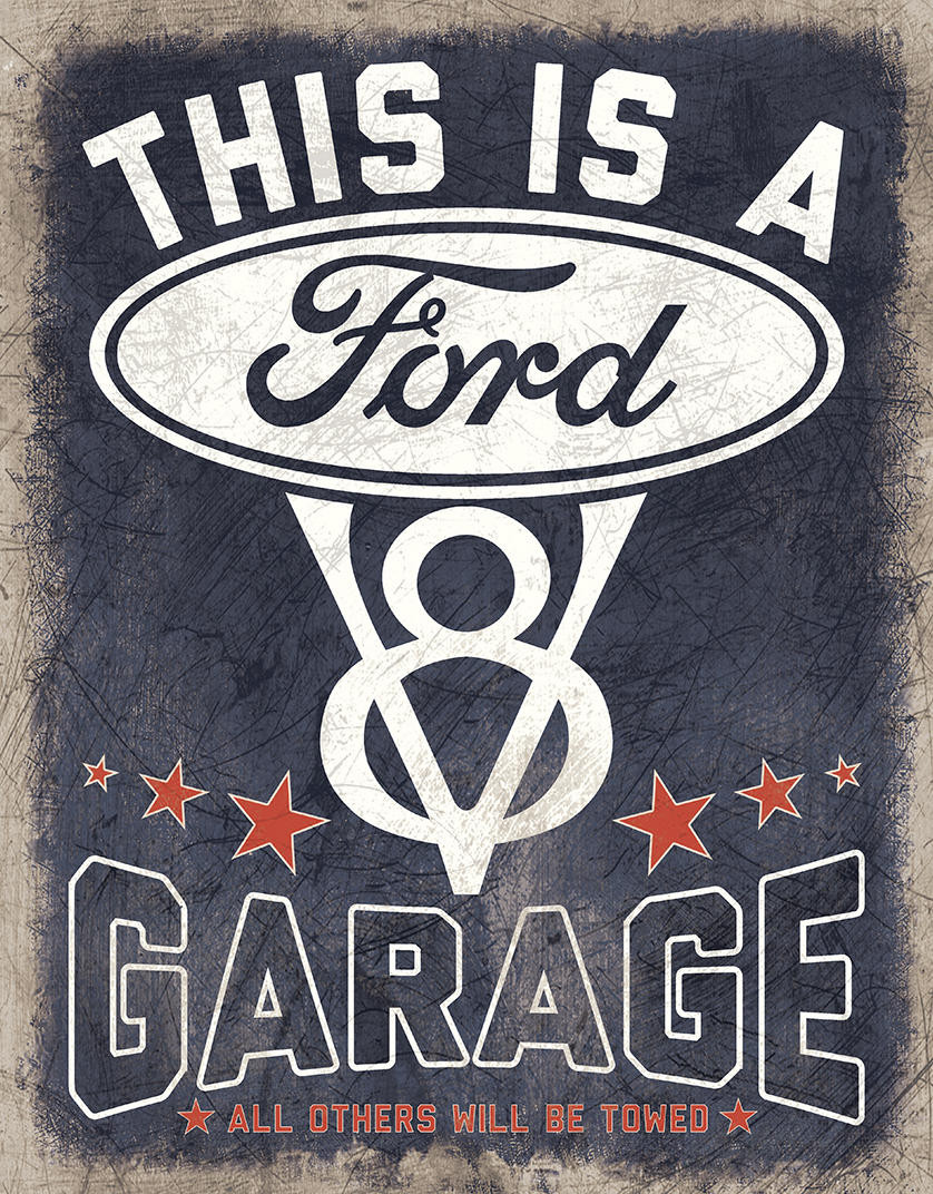 ティン サイン Ford Garage