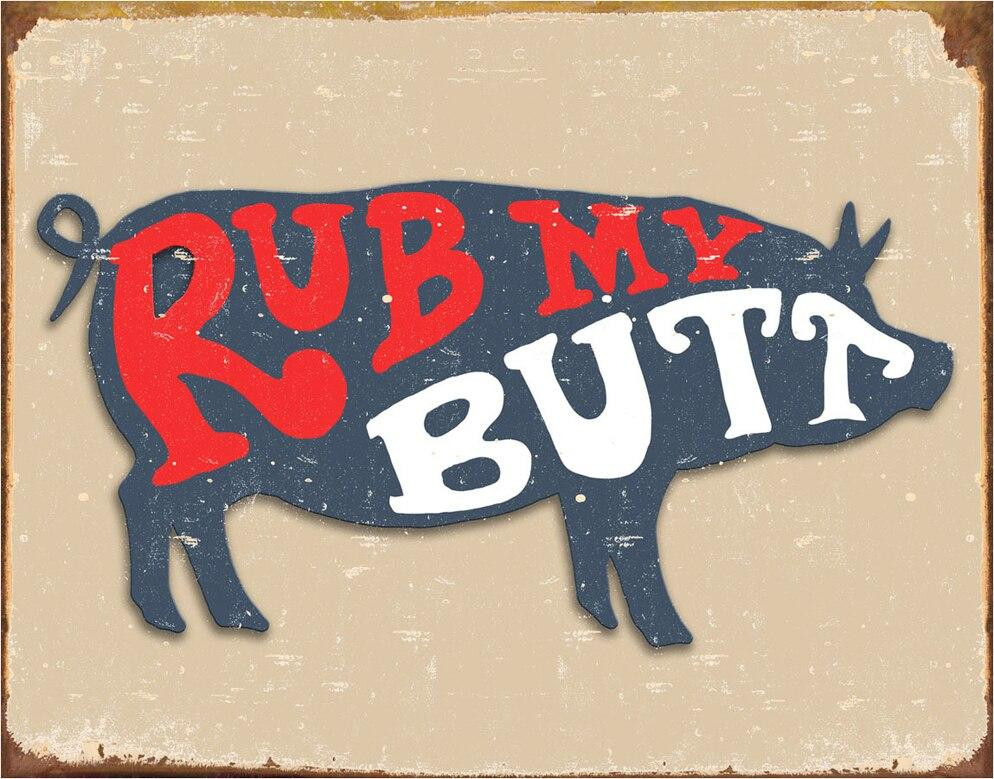ティン サイン Pork Butt