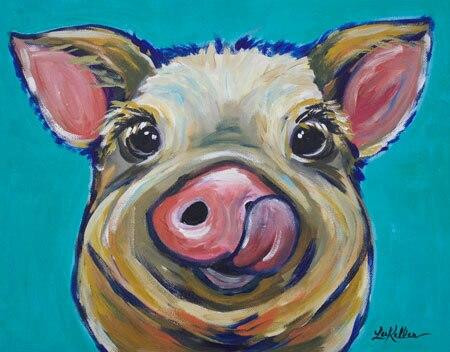 ティン サイン Ceasar the Pig