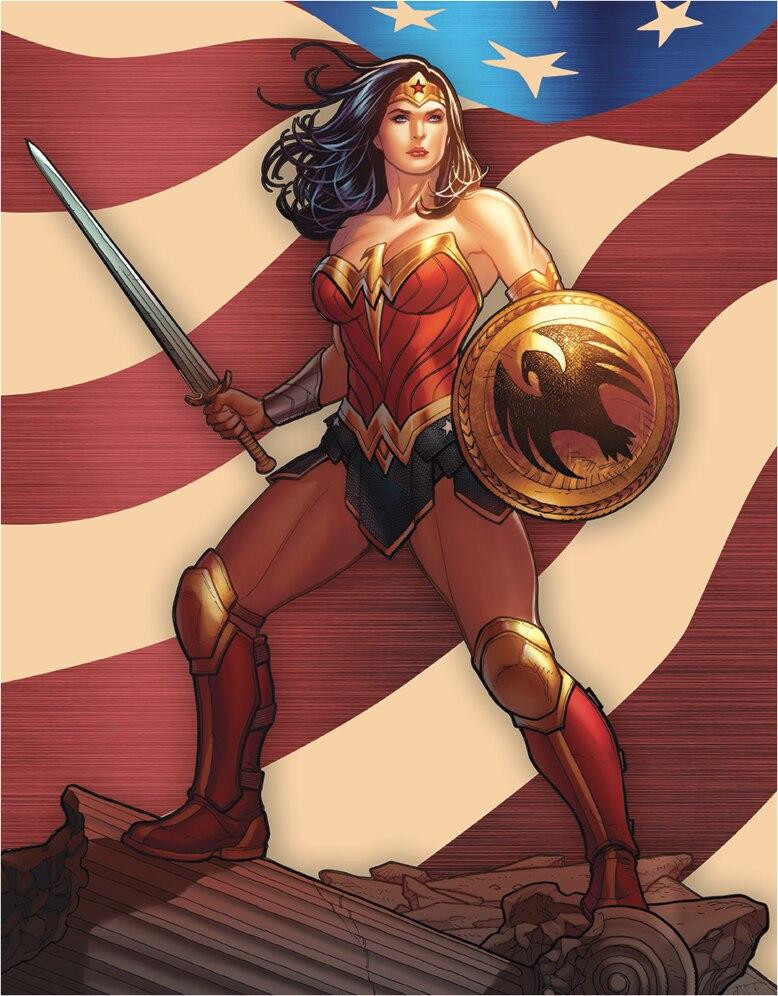 ティン サイン DC - Wonder Woman Sword