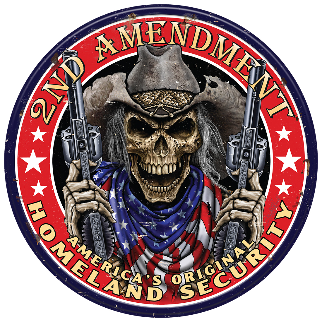 ティン サイン ROUND - 2nd Amendment