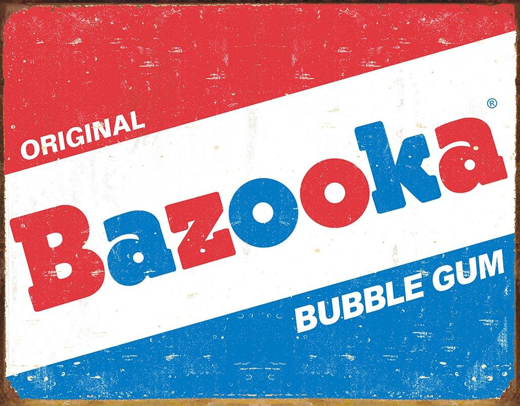 ティン サイン Bazooka Gum