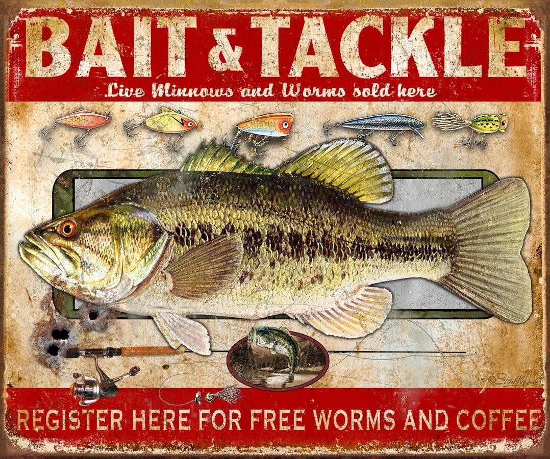 ティン サイン Bait & Tackle