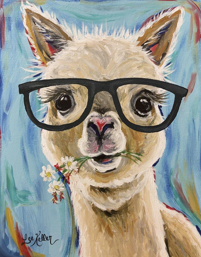ティン サイン Alpaca Glasses