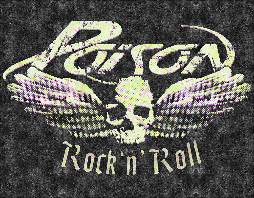 ティン サイン Poison Rock and Roll