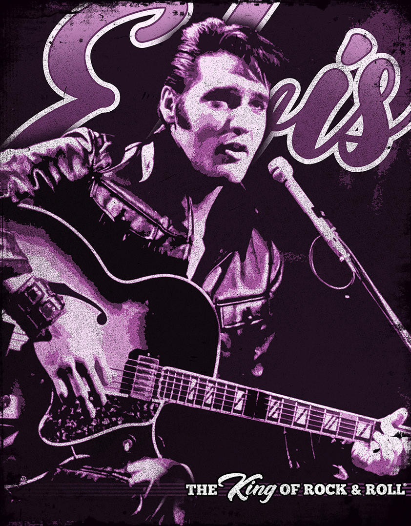 ティン サイン Elvis the King