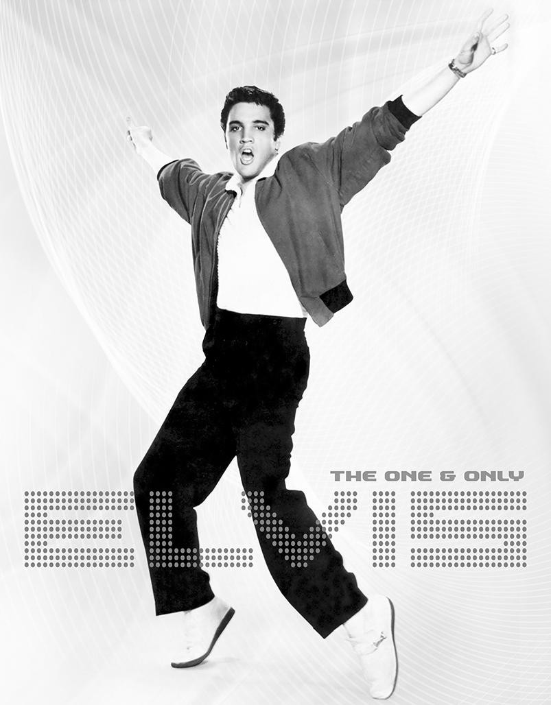 ティン サイン ELVIS - B&W