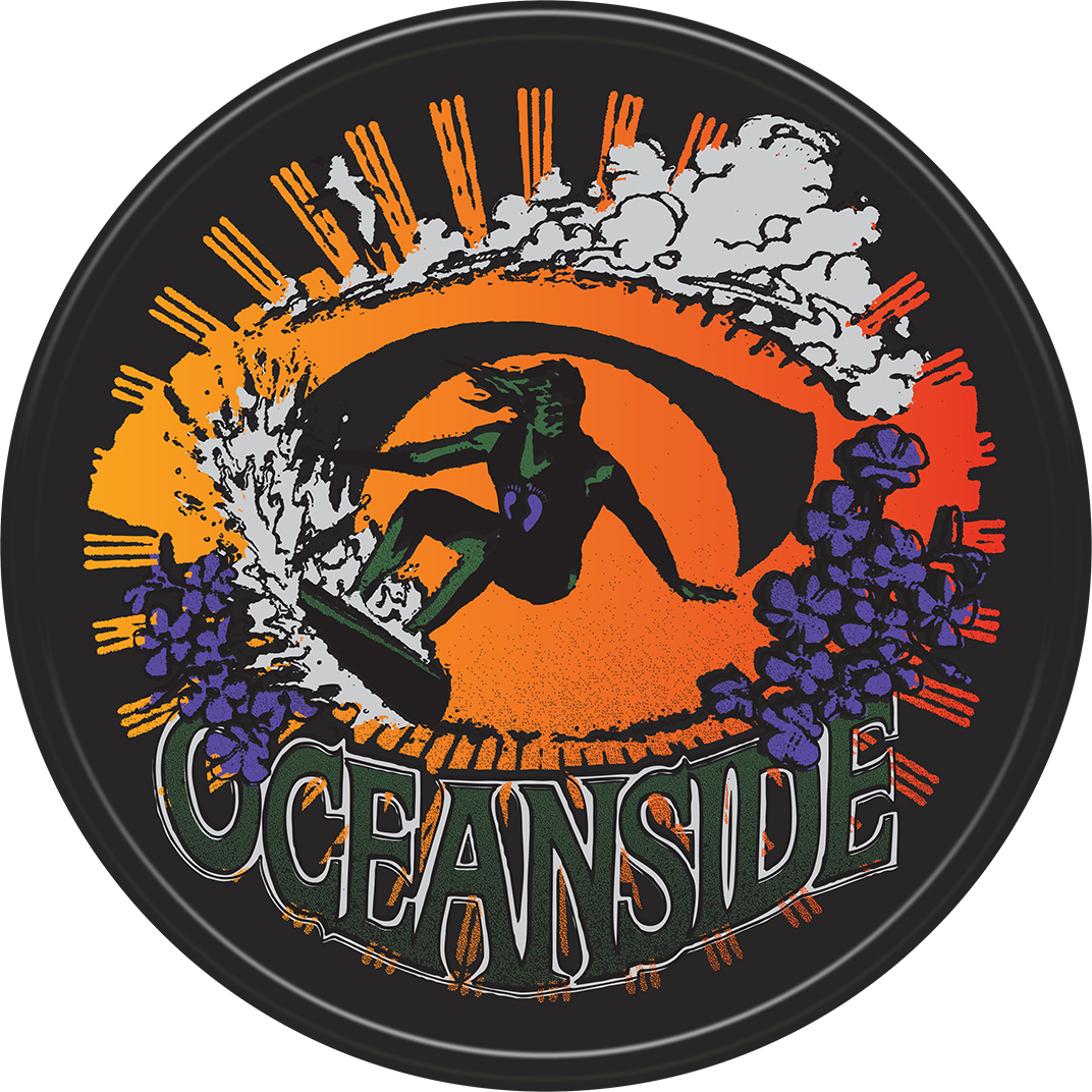 ティン サイン ROUND - Oceanside Round