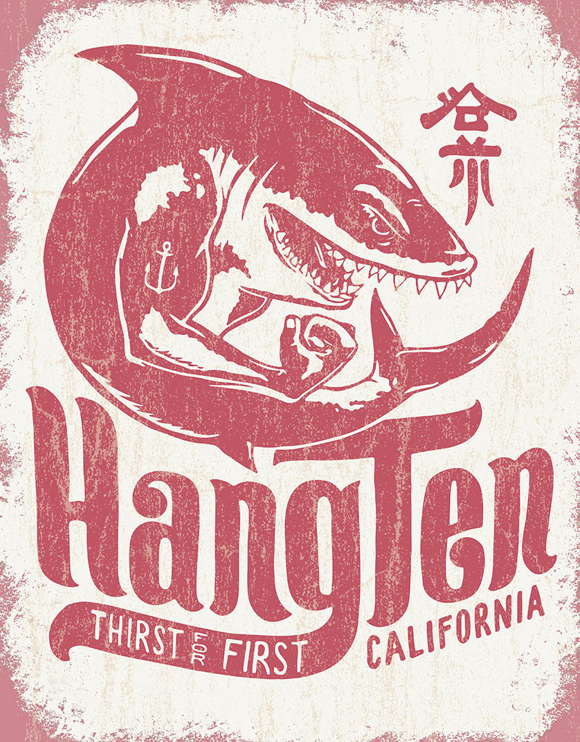 ティン サイン Hang Ten Thirst 4 First
