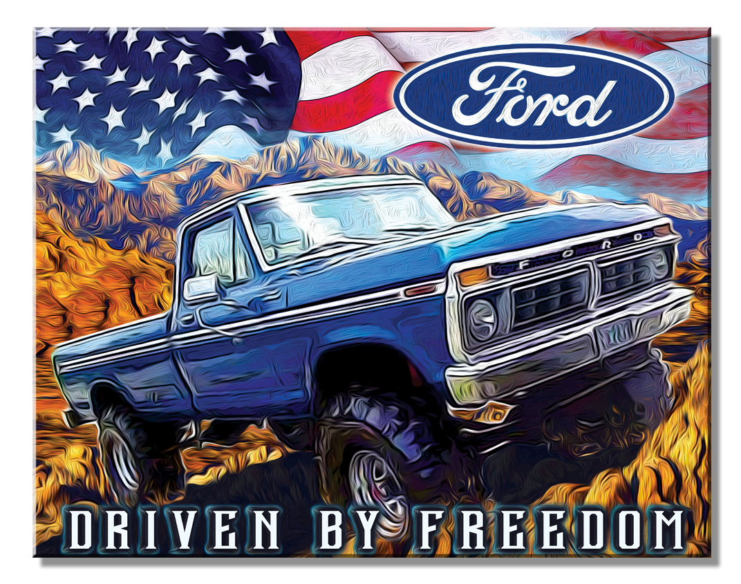 ティン サイン Ford - Freedom Truck