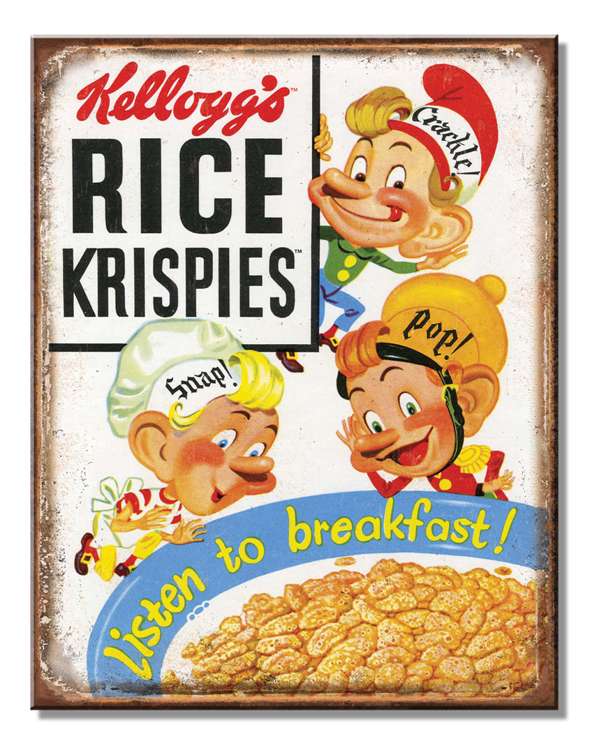 ティン サイン ティン サイン Kellogg’s Rice Krispies