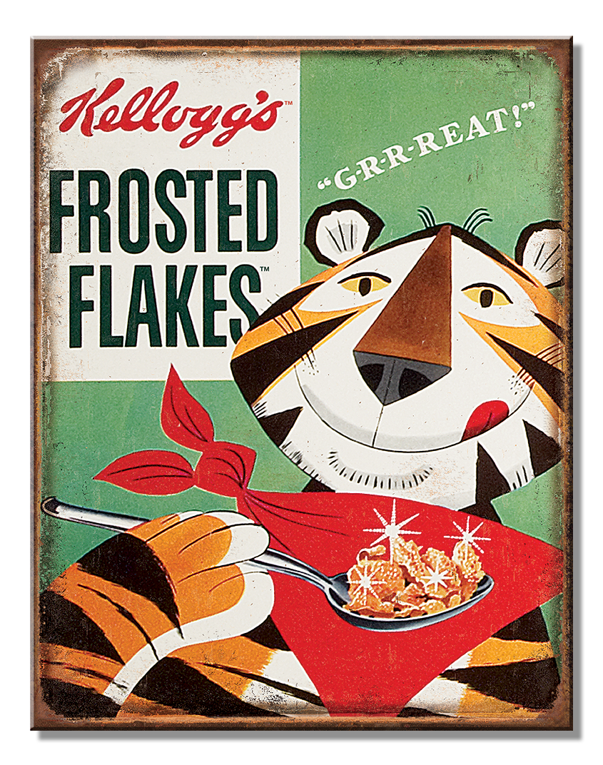 ティン サイン Kellogg’s Tony