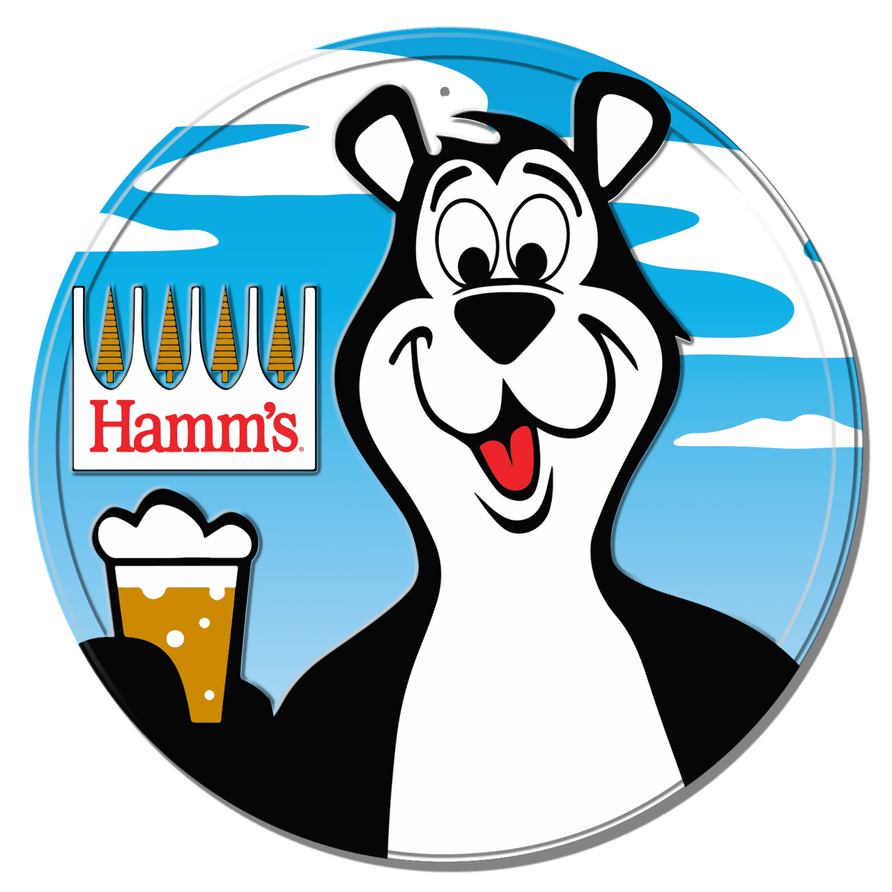 ティン サイン ROUND - Hamm’s
