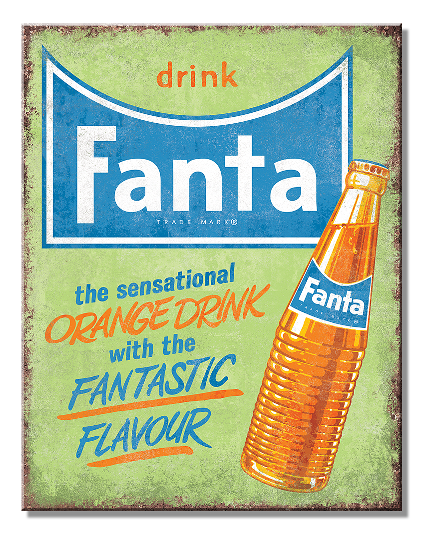 ティン サイン Coke - Drink Fanta