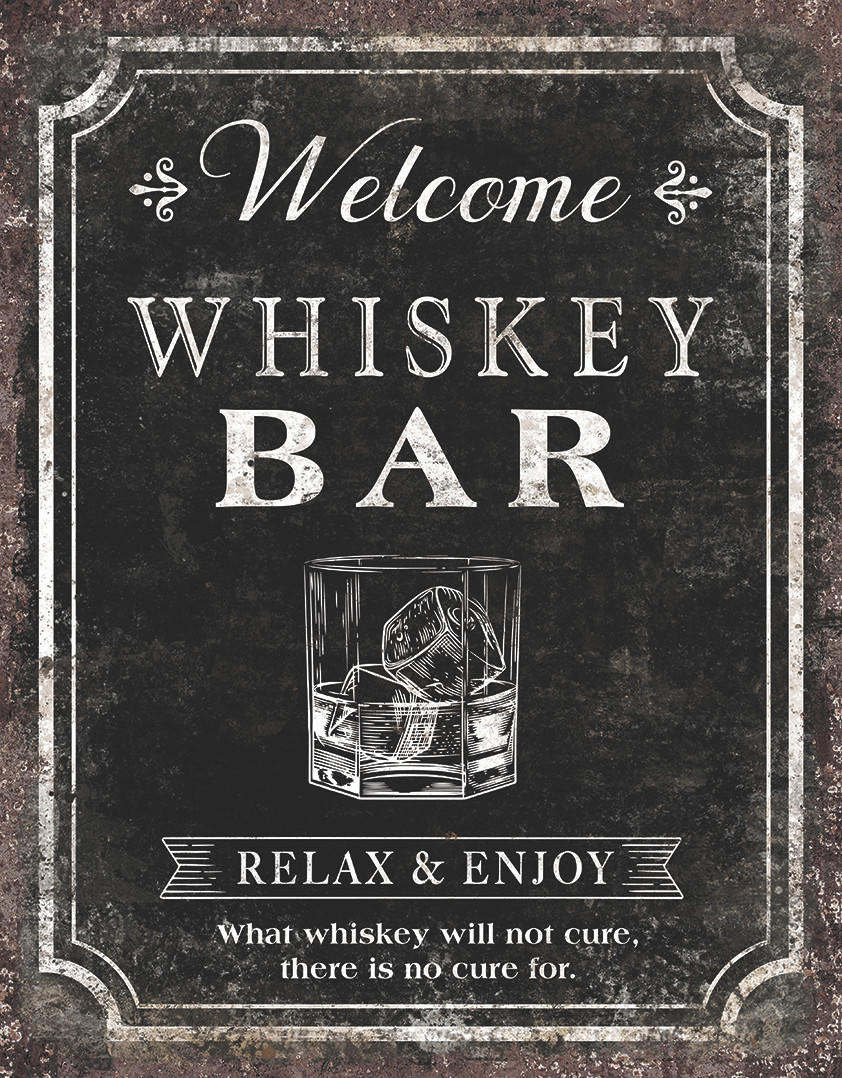 ティン サイン Whiskey Bar
